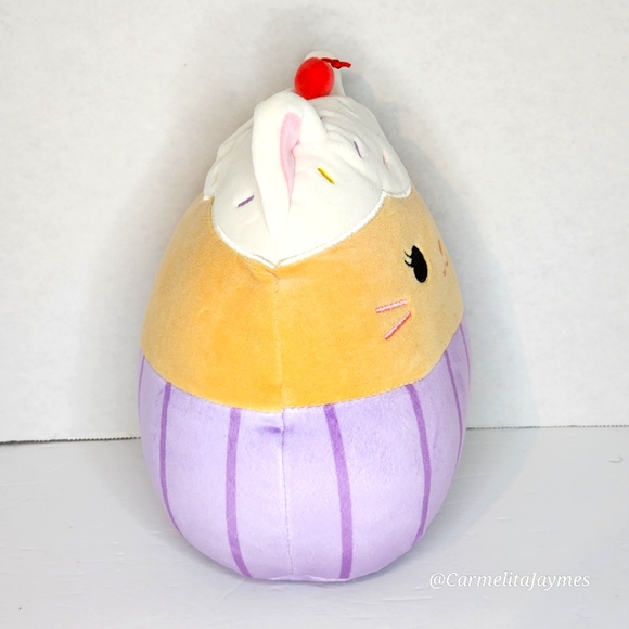 MIRIAM πΊπ§ Cupcake Cat Original Squishmallow by Kelly Toy β NWT β - Picture 4 of 8